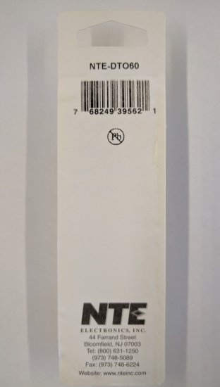 Disc Thermostat 59°F/15°C 15A 125V Open on Rise NTE