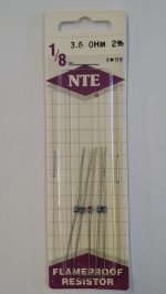 3.6 Ohm, 1/8W, 2% Metal Film Flameproof Resistor (6Pk)