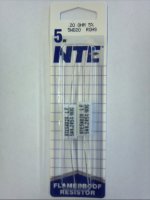 0.20 Ohm 5W Cerment Power Wirewound Resistor (2Pk) 5% Tolerance