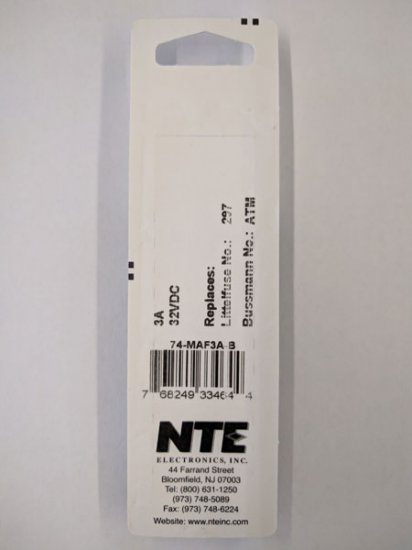 3 Amp Violet (ATM) Mini-Blade Fuse 32V (5Pk) Fast Acting