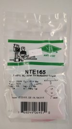 NTE165 T-NPN, Si, Color TV Horizontal Output