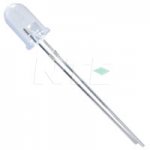 5mm Super Bright Pure Green LED 11,000mcd Clear Lens