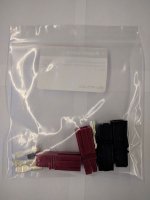 75 Amp Red/Black Anderson Powerpole Connectors (10Awg, 2 Sets)