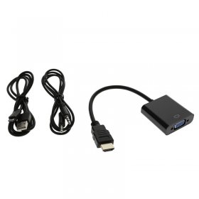 HDMI to VGA Adapter cable 1600x1200 Black