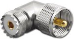 UHF 90° Adapter, UHF Jack to UHF Plug