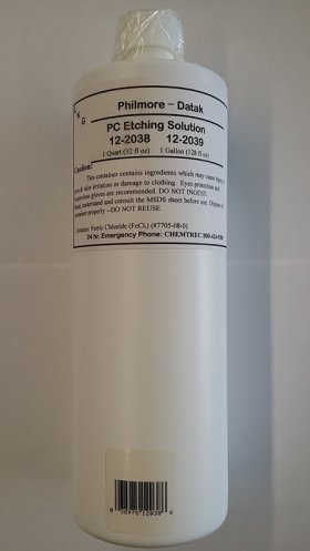 PC Board Etching Solution 1-Quart (32oz) Ferric Chloride