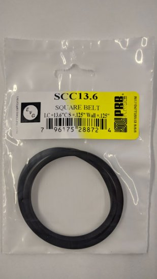 SCC13.6 Square Belt 13.6\" IC, .125\" CS, .125\" Wall Thickness