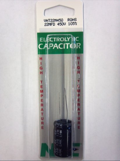 22uf 450V 105°C Radial Lead Electrolytic Capacitor