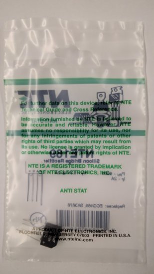 NTE169 Silicon Bridge Rectifier 800V 2A