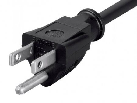 6Ft 14Awg Black Ext Cord SJT 14/3C (5-15P to 5-15R)