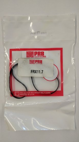 FRX11.7 Flat Rubber Belt 11.7\" IC, .15\" CS, .031\" Wall Thickness