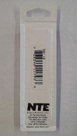 100pf/0.1nf/0.0001uf 1000V Ceramic Disc Capacitor (2Pk)