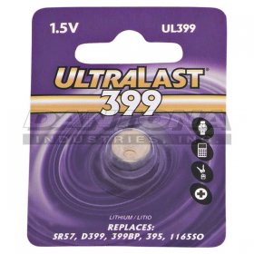 399 UltraLast 1.55V Silver Oxide Button Cell Battery