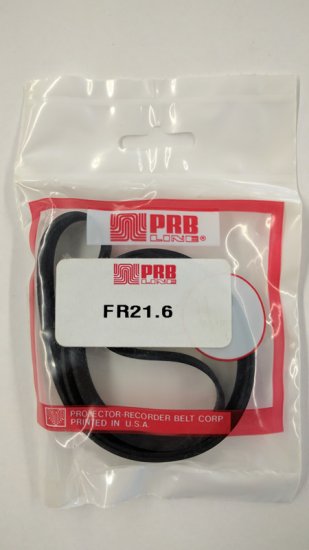 FR21.6 Flat Rubber Belt 21.6\" IC, .45\" CS, .05\" Wall Thickness