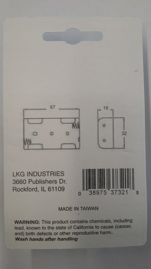 2 "AA" Battery Holder (Solder Lug)