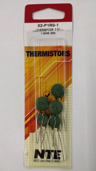 02-P1R0-1 Thermistor PTC 1 Ohm, Radial, 30V (5Pk)