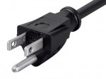 6Ft 14Awg Black Ext Cord SJT 14/3C (5-15P to 5-15R)
