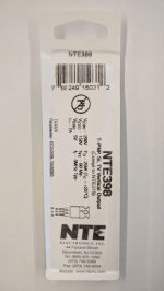 NTE398 T-PNP, Si, TV Vertical Output (Compl to NTE375)