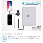 Naztech Corded TRiO USB-C Adaptive Fast Charger
