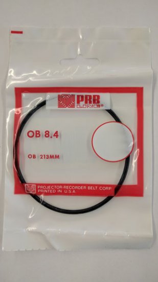 OB8.4 Round Rubber Belt 8.4\" IC, .103\" Cross Section