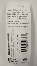 TNC Plug 3-Piece Crimp RG-213U, 8/U