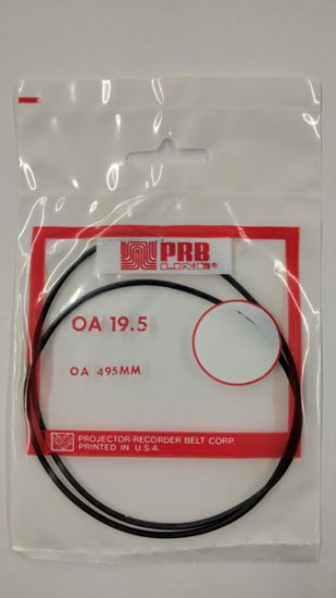 OA19.5 Round Rubber Belt 19.5\" IC, .07\" Cross Section