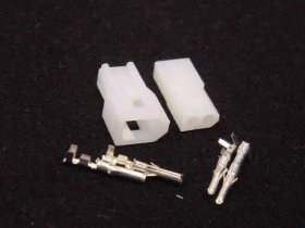 2 Pin Male/Female Pair 0.062" Pins 5A Mated Housings (Molex)