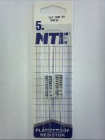 11K Ohm 5W Cerment Power Wirewound Resistor (2Pk) 5% Tolerance