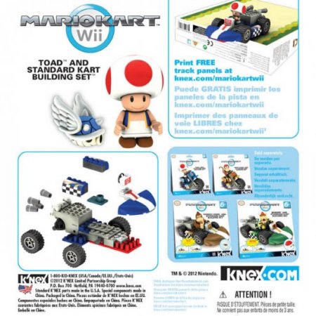 Toad Standard Kart K'NEX Building Set