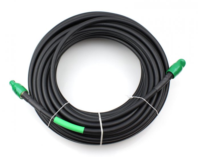 75Ft ABR400-UF Ultra Flex Cable, Silver PL-259 UHF Plug/Plug