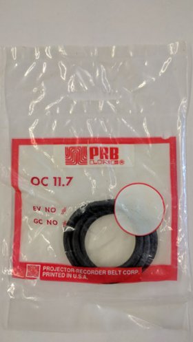OC11.7 Round Rubber Belt 11.7" IC, .139" Cross Section
