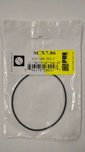SCX7.86 Square Belt 7.86" IC, .047" CS, .047" Wall Thickness