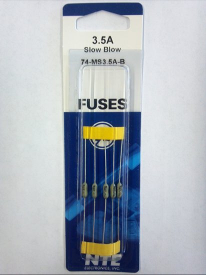 3.5A Slow Blow Pico/Micro Fuse (5Pk) 2.4x7mm