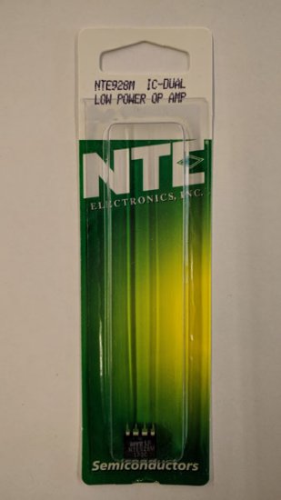 NTE928M IC, Low Power Dual Operational Amplifier, 8-Lead DIP