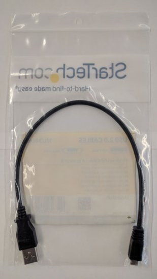 1ft Micro USB Cable - A to Micro B