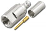 FME Plug 3-Piece Crimp RG-58/U