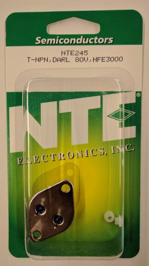 NTE245 T-NPN, Si, Darlington Power Amp (Compl to NTE246)