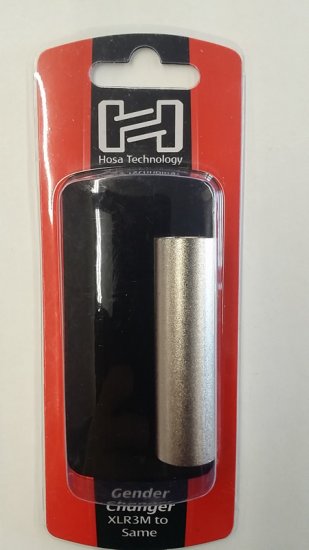 Gender Changer XLR3M to Same