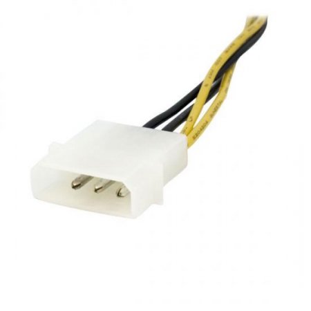 6in 4 Pin to 8 Pin EPS Power Adapter with LP4 - F/M