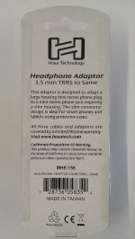 Headphone Adaptor Cable 3.5mm TRRS to Slim 3.5mm TRRS