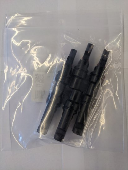 Solar MC4 Connector T-Branch 2 to 1 Splitter MMF + FFM Pair