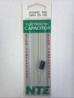 68uf 25V 105°C Radial Lead Electrolytic Capacitor