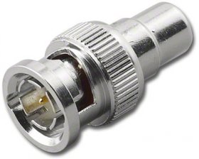 RF Adapter RCA Jack to BNC Plug 75-Ohm