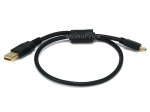 1.5Ft Black USB 2.0 A Male to Mini-B 5pin Male Cable w/ Ferrite