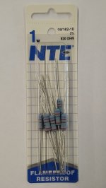 620 Ohm 1 Watt Metal Oxide Film Resistor (10Pk) 2% Tolerance