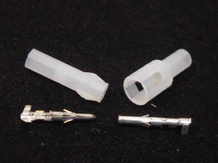 1 Pin Male/Female Pair 0.062" Pins 5A Mated Housings (Molex)