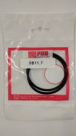 OB11.7 Round Rubber Belt 11.7\" IC, .103\" Cross Section