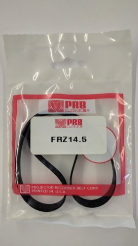 FRZ14.5 Flat Rubber Belt 14.5" IC, .39" CS, .059" Wall Thickness