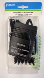 Universal 12VDC Converter 3,6,9,12VDC