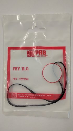 FRY11.0 Flat Rubber Belt 11.0" IC, .172" CS, .031" Wall Thicknes